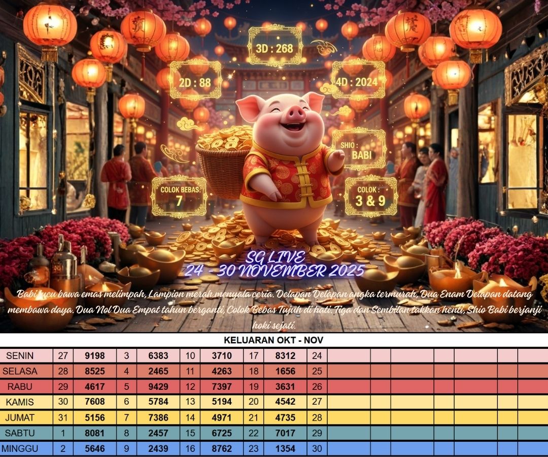 SG LIVE 24 - 30 NOVEMBER 2025