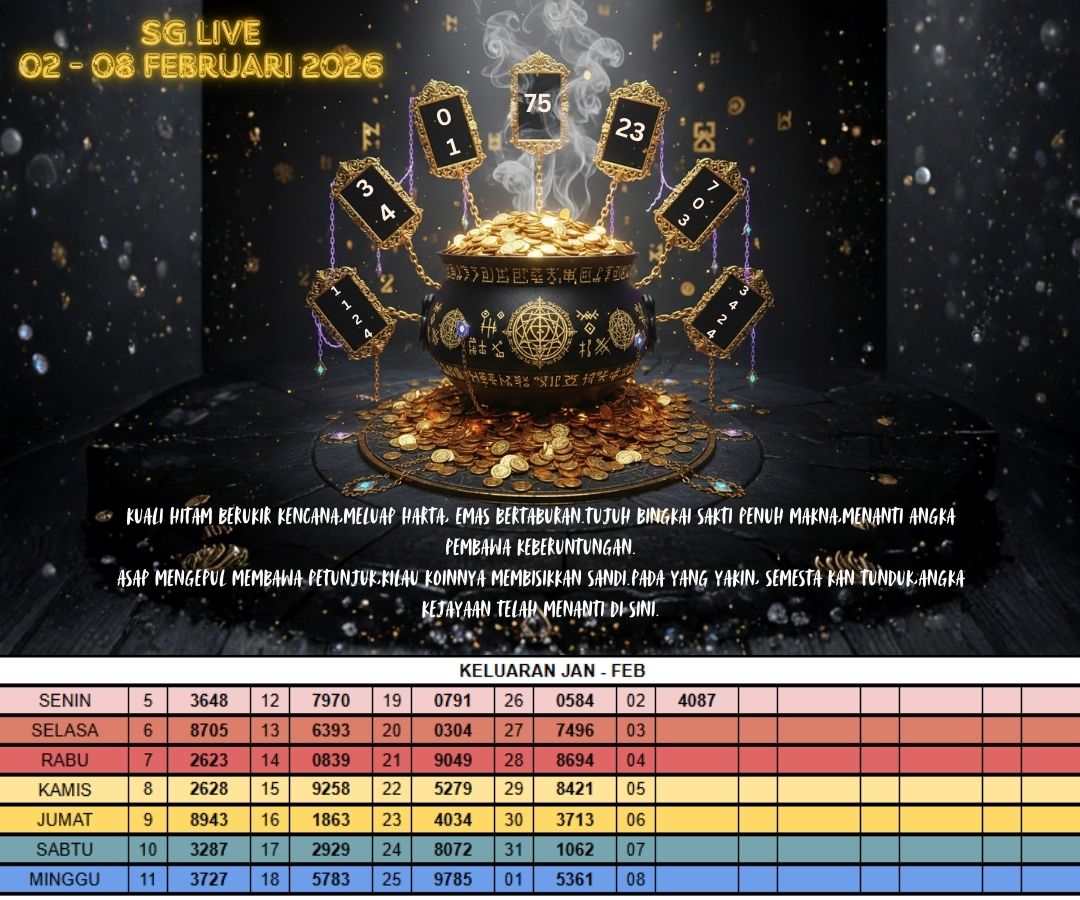 SG LIVE 02 - 08 FEBRUARI 2026